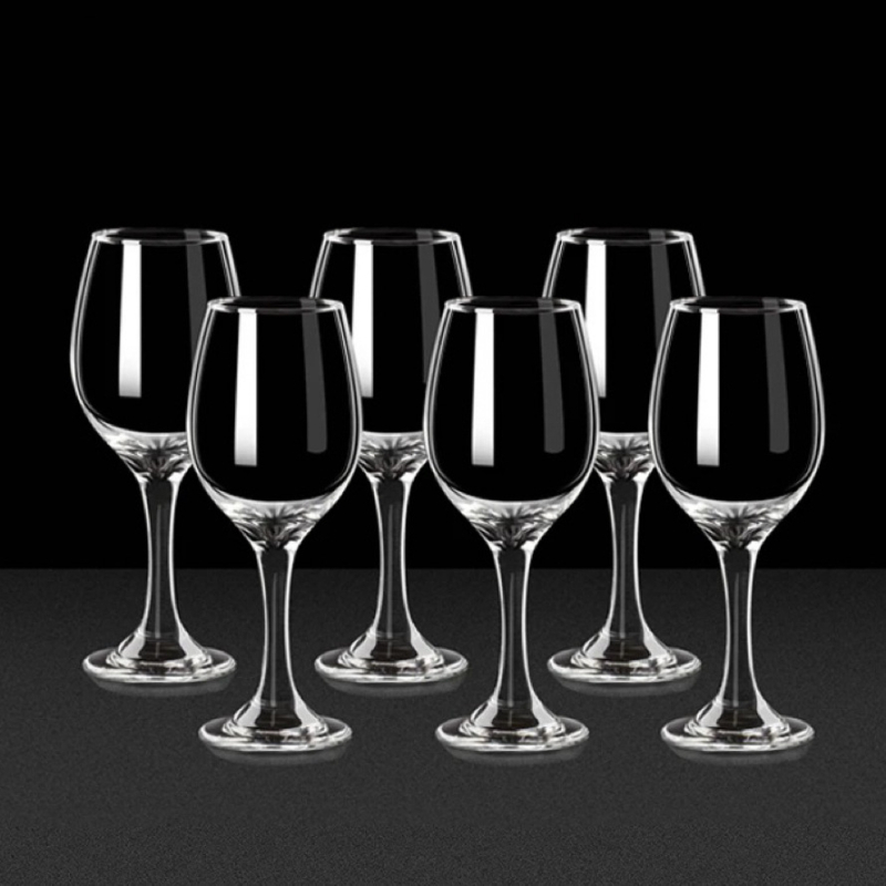 Otthoni használatra szánt boros pohár – Sheng li zhuoyi márka, kapacitás 301–400 ml, könnyed luxus stílus, készlet több mint 10 darab