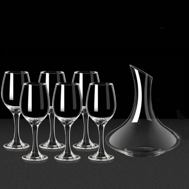 Otthoni használatra szánt boros pohár – Sheng li zhuoyi márka, kapacitás 301–400 ml, könnyed luxus stílus, készlet több mint 10 darab