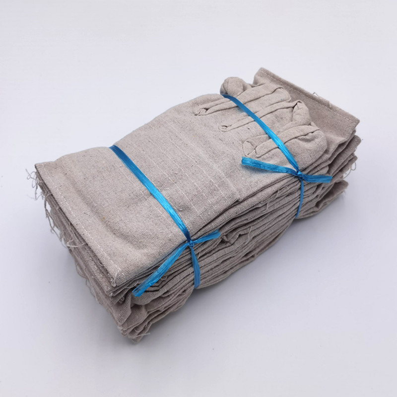 Munkakesztyű vászonból, kétrétegű, vastagított, teljes belső béléses, csúszásmentes, kopásálló, mechanikai megmunkálás és hegesztés céljára