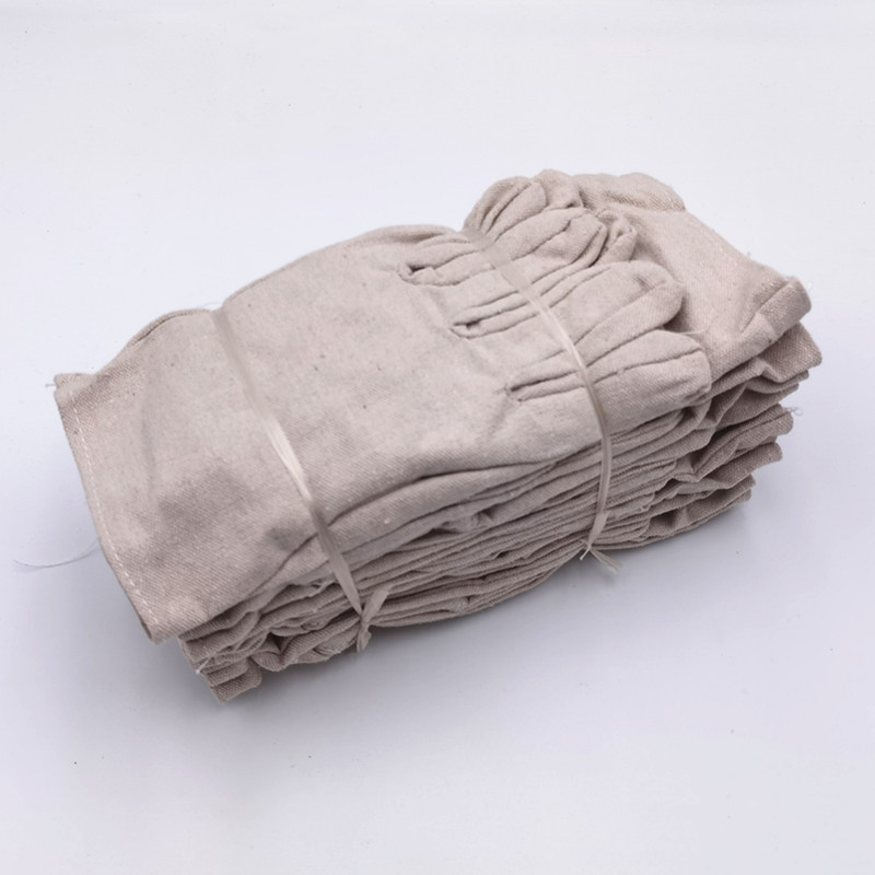 Munkakesztyű vászonból, kétrétegű, vastagított, teljes belső béléses, csúszásmentes, kopásálló, mechanikai megmunkálás és hegesztés céljára