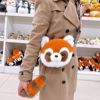 Jinghao λούτρινο ζωάκι με ελαστική ουρά (Μάρκα: Jinghao; Υλικό: κοντό βελούδινο ύφασμα; Γέμισμα: PP βαμβάκι; Συσκευασία: Mesh bag; Ηλικία: 14+)