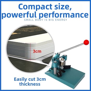 Huimeng Ručni stroj za zaobljenje kutova papira i kartica, metalno kućište, model Manual rounding machine, do R13