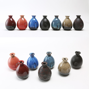 Háztartási kerámia borosüveg, természetes kerámia, retro luxus stílus