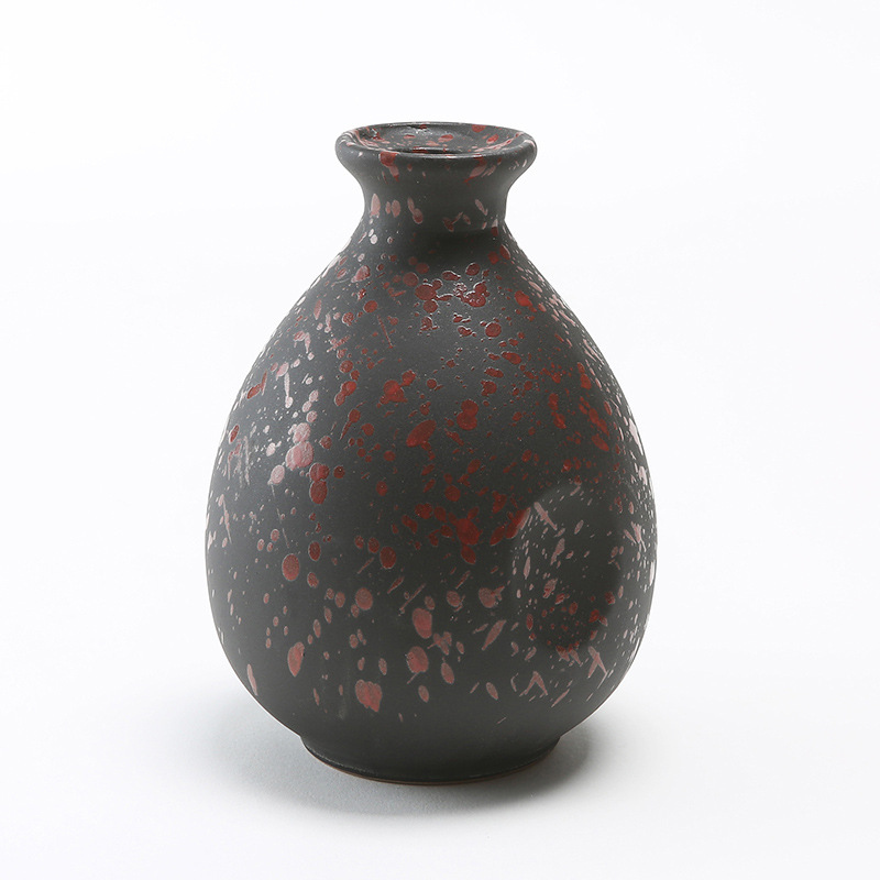 Háztartási kerámia borosüveg, természetes kerámia, retro luxus stílus