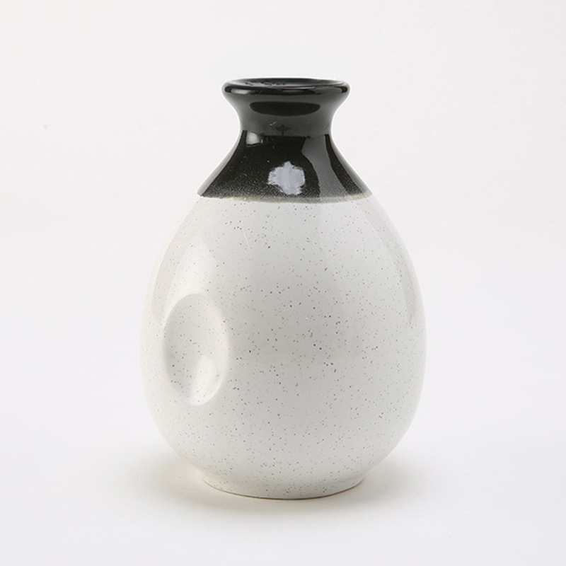 Háztartási kerámia borosüveg, természetes kerámia, retro luxus stílus