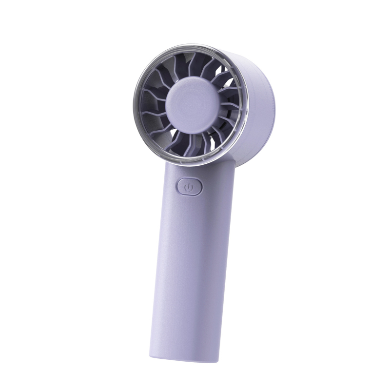 Ručni USB ventilator s motorom bez četkica, 5 lopatica, 3 brzine, ugrađena baterija 1000–1200 mAh