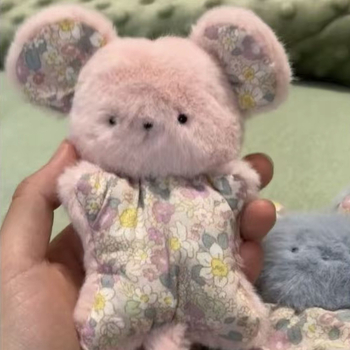 Λούτρινο κουκλάκι με σχέδιο γουρουνάκι και ποντίκι, γεμισμένο με μαλακό ύφασμα, χωρίς προσαρμογές, για ηλικίες 14+