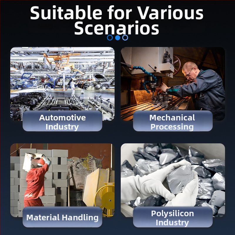 Mănuși de lucru anti-tăiere nivel 5, sârmă de oțel, rezistente la uzură, anti-alunecare