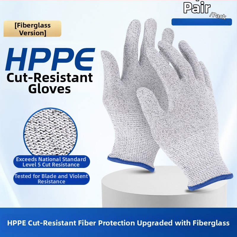 Mănuși de lucru anti-tăiere nivel 5, sârmă de oțel, rezistente la uzură, anti-alunecare