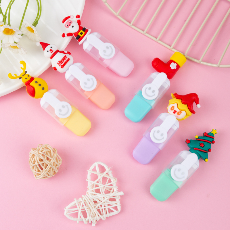 Macaron stil šestodijelni marker s karikaturama voća; prilagodba dostupna; poklon idealan