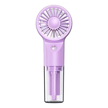 Mini ventilator s integriranom baterijom (500–800 mAh), USB punjenje, 3 lopatice, 4 brzine, buka ispod 36 dB