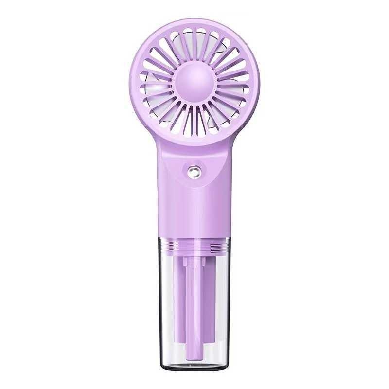 Mini ventilator s integriranom baterijom (500–800 mAh), USB punjenje, 3 lopatice, 4 brzine, buka ispod 36 dB