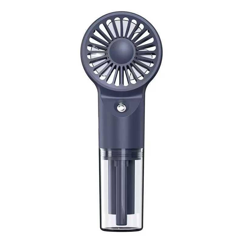 Mini ventilator s integriranom baterijom (500–800 mAh), USB punjenje, 3 lopatice, 4 brzine, buka ispod 36 dB