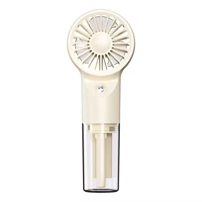 Mini ventilator s integriranom baterijom (500–800 mAh), USB punjenje, 3 lopatice, 4 brzine, buka ispod 36 dB