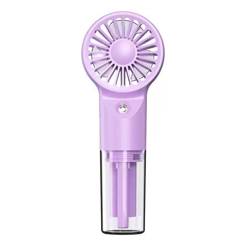 Mini ventilator s integriranom baterijom (500–800 mAh), USB punjenje, 3 lopatice, 4 brzine, buka ispod 36 dB