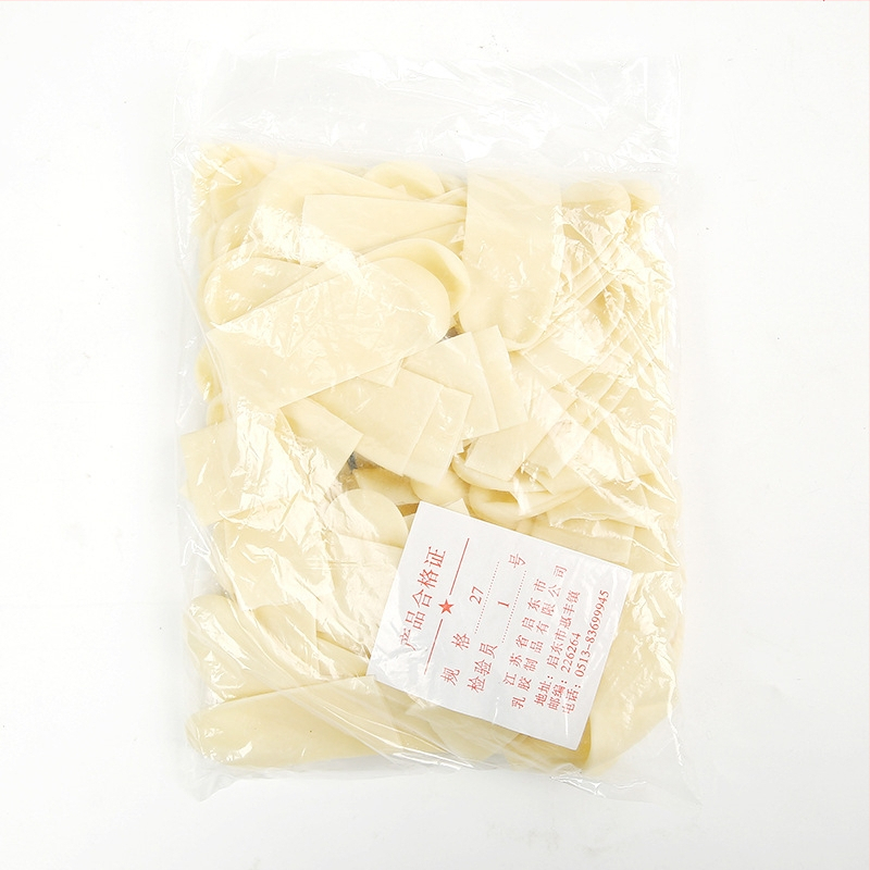 Latexový prstový kryt - priemyselné použitie, zosilnený, vodeodolný, odolný voči kyselinám a zásadám (materiál: latex; podšívka: žiadna; účel: ochrana prsta)