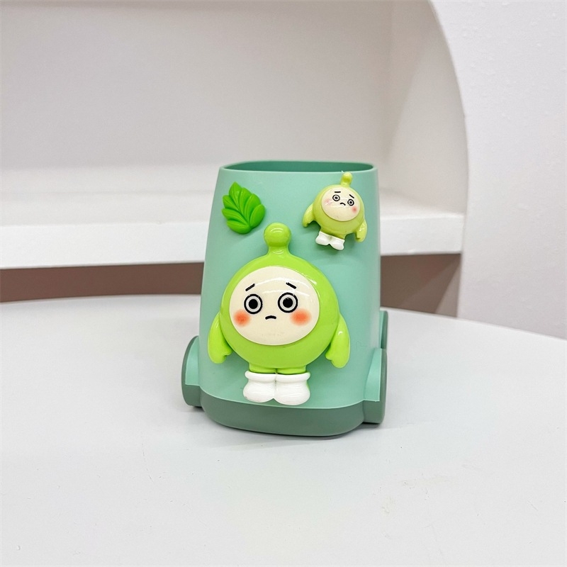 Držač za pisaće olovke, velikog kapaciteta, PVC, kvadratnog oblika, model 24120304
