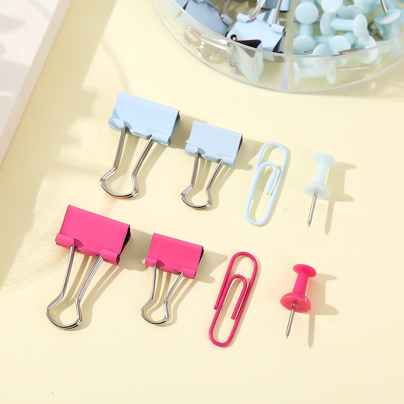 Σετ γραφείου για επιφάνεια εργασίας με μακριά κλιπ, συνδετήρες και καρφίτσες — Shengqian; Μέταλλο; Τύπος προϊόντος: χειροκρατήρας λογαριασμών