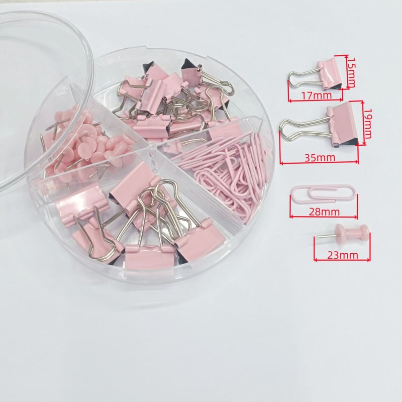 Σετ γραφείου για επιφάνεια εργασίας με μακριά κλιπ, συνδετήρες και καρφίτσες — Shengqian; Μέταλλο; Τύπος προϊόντος: χειροκρατήρας λογαριασμών