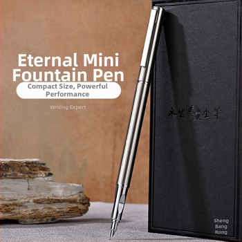 Mini metalno nalivpero s savijenim vrhom, model 9362, za učenike II. i III. razreda te za odrasle za poslovno pisanje i kaligrafiju