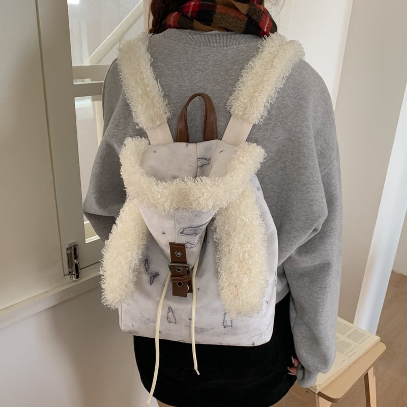 Benlan ruksak s urbanim minimalističkim dizajnom, platno, zimsko izdanje 2025, zatvaranje na zip, unutarnja laminirana džepna pretinac s dodatnim pretincem