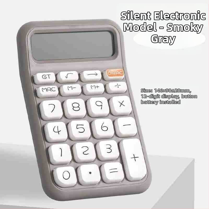 Q14 számológép 12 számjegy kijelzővel, hangfunkcióval, PVC testtel, elemmel működik – diákoknak