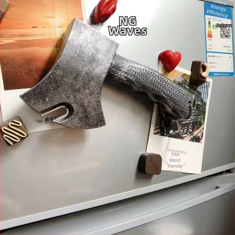 Otvarač za piće u obliku Mjolnir, imitacija sjekire, kreativni otvarač, magnetska ploča za hladnjak; Marka Unique; Materijal Drugi; Stil Drugi