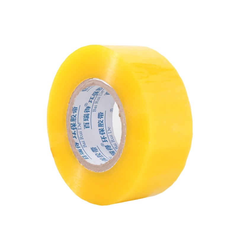 Bairide BOPP csomagoló szalag, film 52 μm, nyomásérzékeny ragasztó, vízálló, hőállóság 60°C