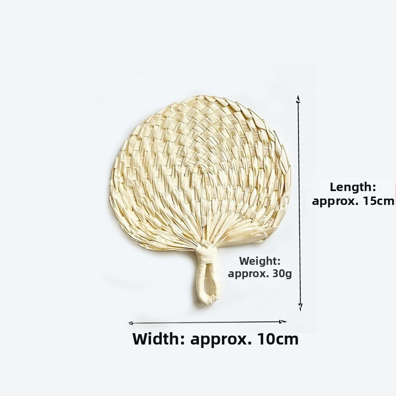 Ručný ventilátor, zhotovený zo slnečnicových listov, vhodný pre študentov