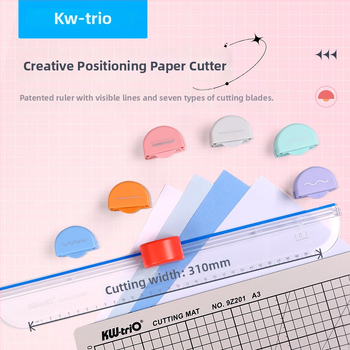 7-u-1 prilagodljivi rezač papira, prenosni, model 13203, plastična konstrukcija