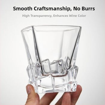Set de pahare de whisky din cristal, design european îngroșat, 201–300 ml, ambalare în set, imprimare logo disponibil