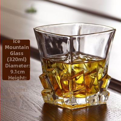 Set de pahare de whisky din cristal, design european îngroșat, 201–300 ml, ambalare în set, imprimare logo disponibil