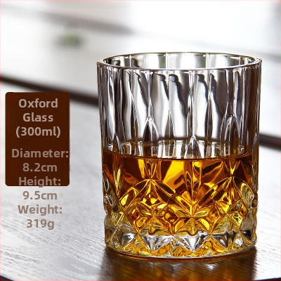 Set de pahare de whisky din cristal, design european îngroșat, 201–300 ml, ambalare în set, imprimare logo disponibil