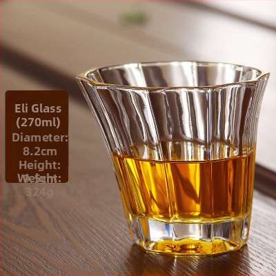 Set de pahare de whisky din cristal, design european îngroșat, 201–300 ml, ambalare în set, imprimare logo disponibil
