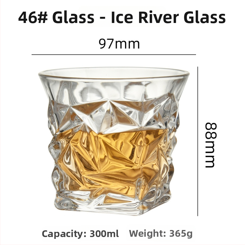 Set de pahare de whisky din cristal, design european îngroșat, 201–300 ml, ambalare în set, imprimare logo disponibil