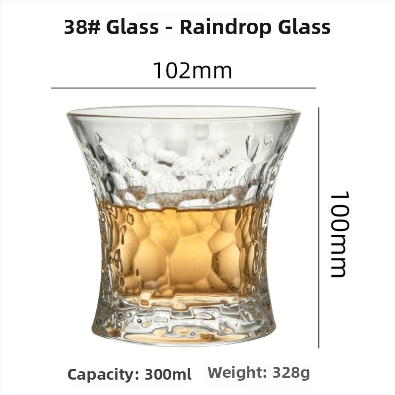 Set de pahare de whisky din cristal, design european îngroșat, 201–300 ml, ambalare în set, imprimare logo disponibil