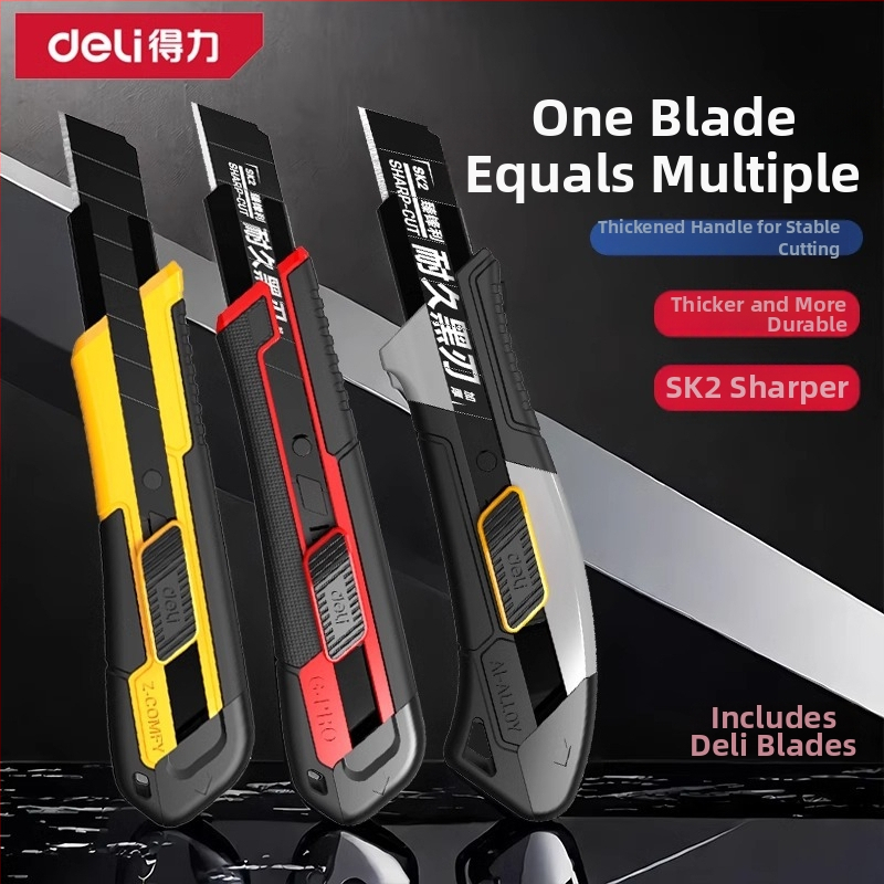 Deli DL018 nôž na umenie zliatiny ocele, čepeľ 0,5×18×100 mm, hmotnosť 70 g