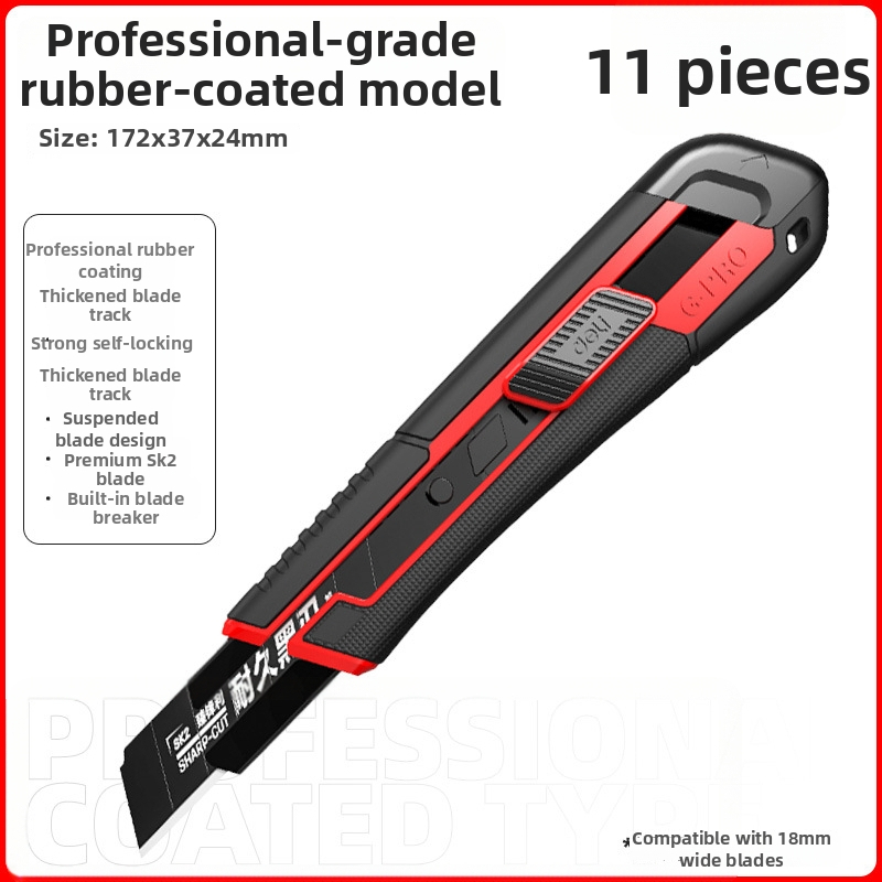 Deli DL018 nôž na umenie zliatiny ocele, čepeľ 0,5×18×100 mm, hmotnosť 70 g