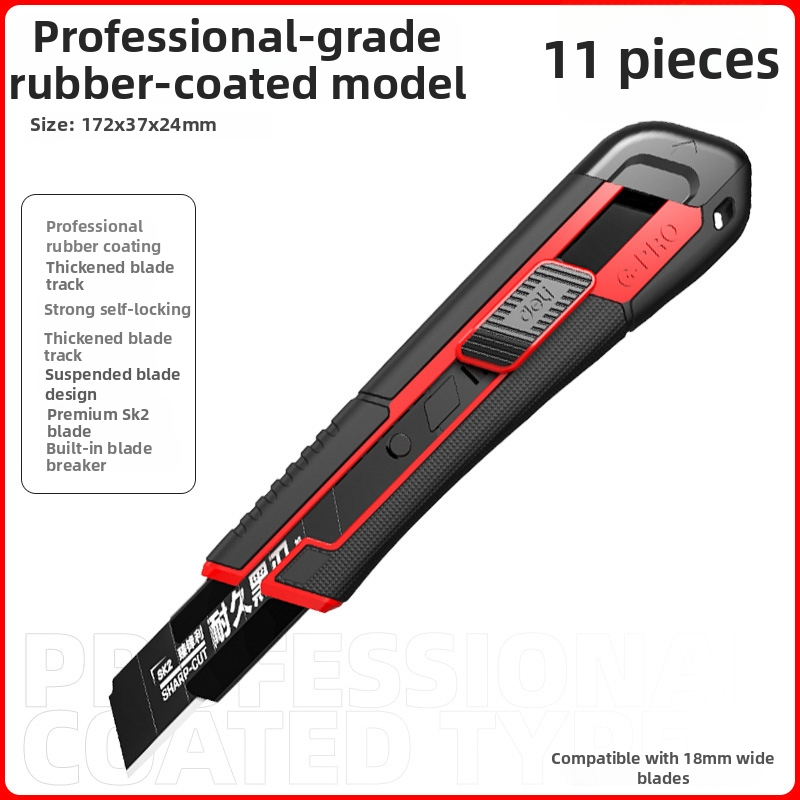 Deli DL018 nôž na umenie zliatiny ocele, čepeľ 0,5×18×100 mm, hmotnosť 70 g