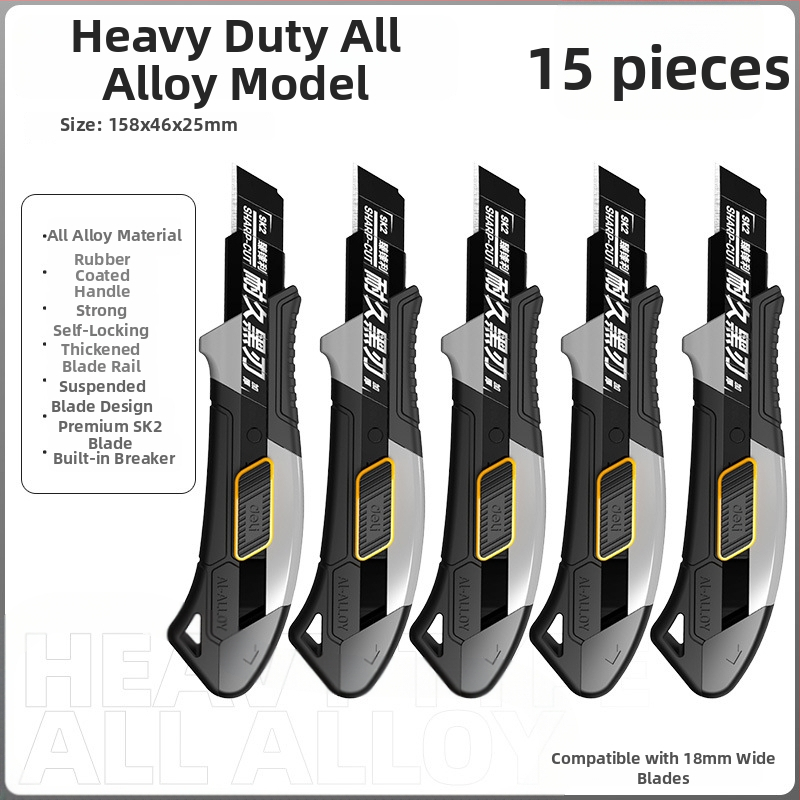 Deli DL018 nôž na umenie zliatiny ocele, čepeľ 0,5×18×100 mm, hmotnosť 70 g