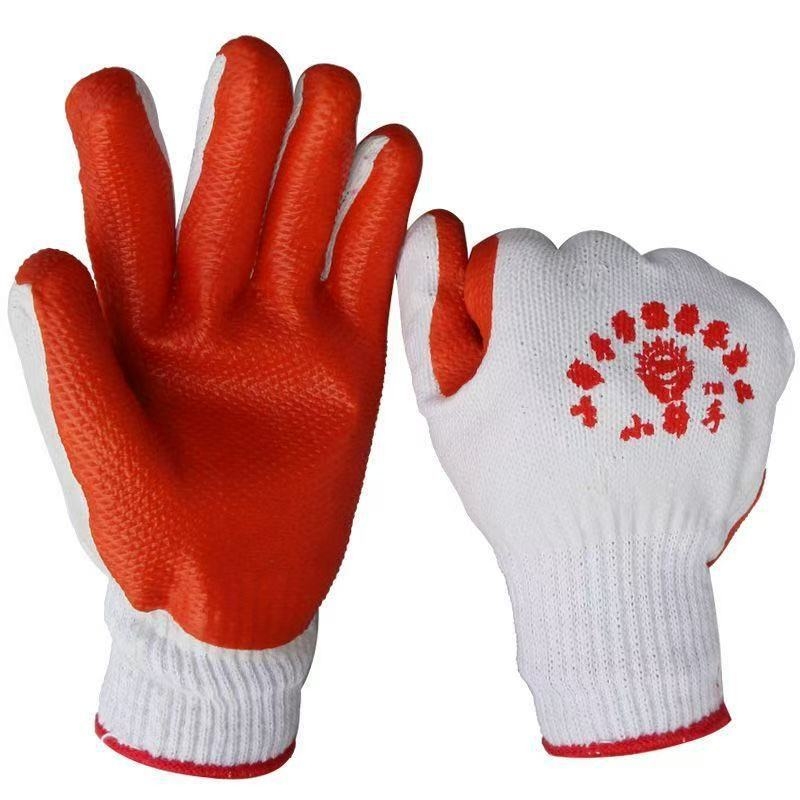 Mănuși de protecție pentru muncă, cu film acoperit cu cauciuc – rezistente la abraziune și la tăiere, greutate 130 g, pentru operațiuni industriale