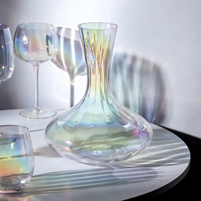Set čaša za vino, europski stil, kristalno staklo, kapacitet 301–400 ml, moderni minimalistički dizajn, AODE Jade