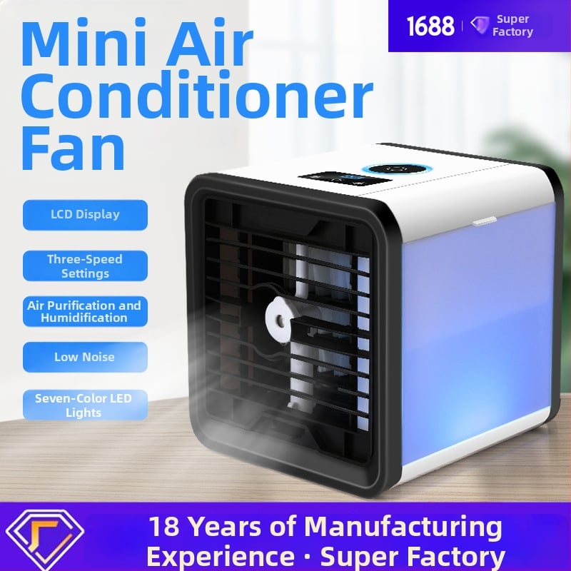 USB mini stolni uređaj za hlađenje s vodnom maglom, 12W, 3 brzine, raspršivački ventilator