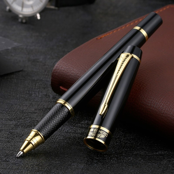 Hero 7032 művészeti toll ívelt hegly Kaligráfiához, fémből készült test, irídium tollhegy, forgó tintaellátás, ajándékdobozos csomagolás