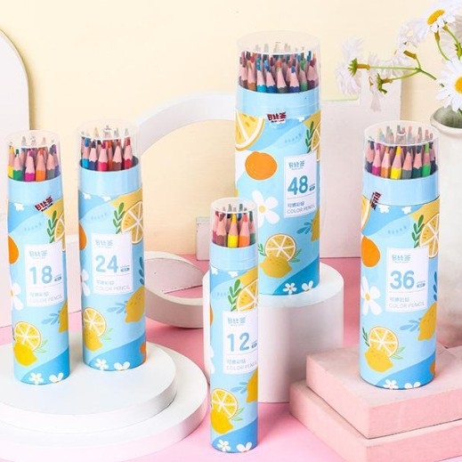 Színes ceruza készlet rajzoláshoz, hordozható kialakítás, alapcsomagolás, festésre alkalmas