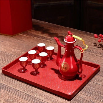 Esküvői bárkészlet sárkány és főnix motívummal, modern egyszerű stílus (Bárfelszerelés, Anyag: Egyéb, Stílus: Modern egyszerűség, Stílus típus: Egyszerű stílus, Bevezetés: 2023)