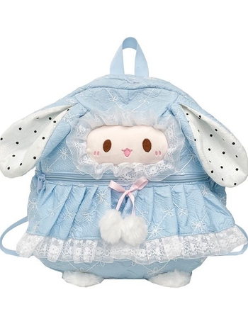 Torba za rame s karikarnim jagnjetom – pamuk, zatvarač, džep za telefon, poliester, unutarnji džep