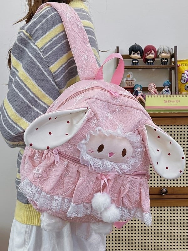 Torba za rame s karikarnim jagnjetom – pamuk, zatvarač, džep za telefon, poliester, unutarnji džep