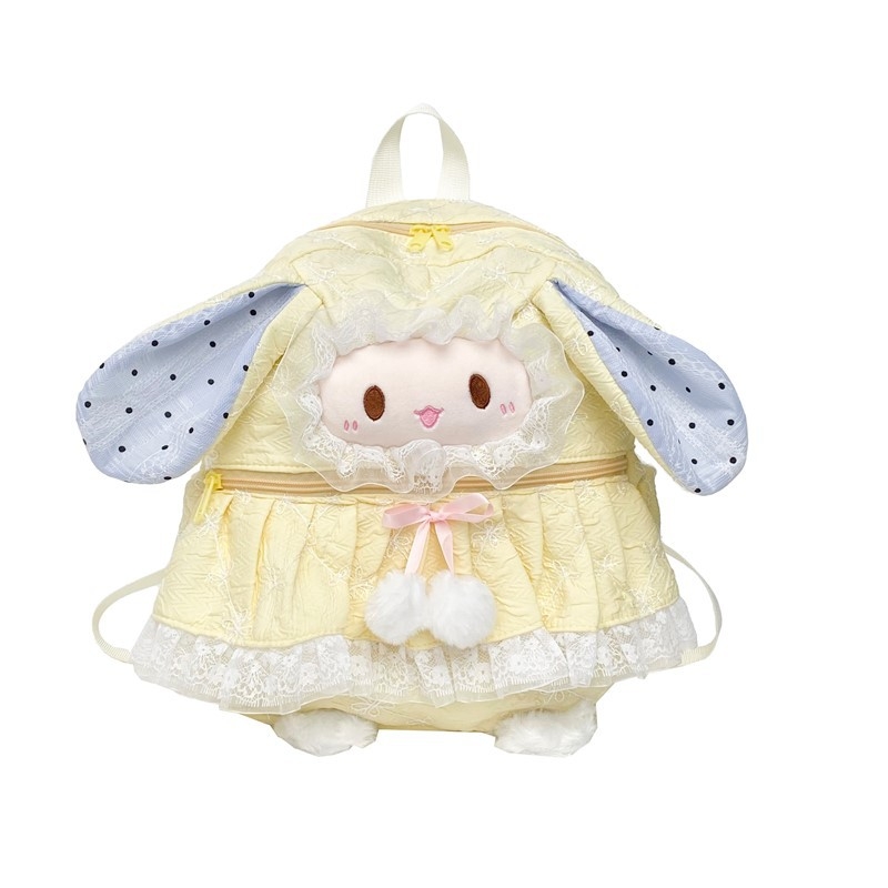 Torba za rame s karikarnim jagnjetom – pamuk, zatvarač, džep za telefon, poliester, unutarnji džep