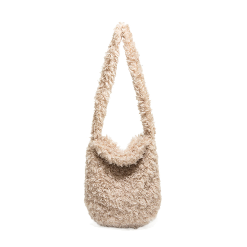 Juhgyapjú puha válltáska, koreai stílus, függőleges négyzet alakú forma, mágneszár, belső telefonzseb — 2025 téli kiadás